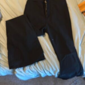 Black Casual Full-Length Bottoms